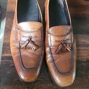 Cole Haan Brown Leather Men's US 11 Tassel Loafers